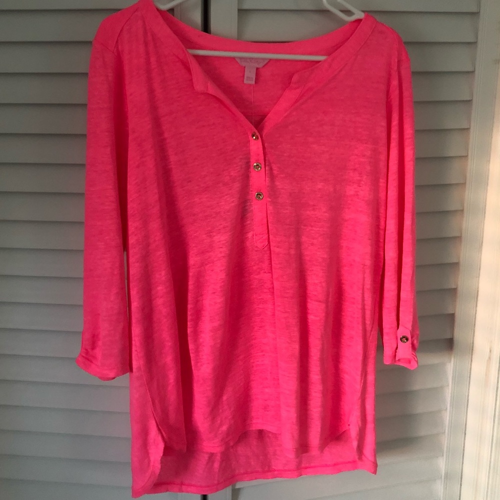 Lilly Pulitzer Pink Mindy Tunic
